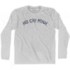 Ho Chi Minh Vintage City Adult Cotton Long Sleeve T-shirt by Ultras