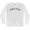 Hong Kong Vintage City Adult Cotton Long Sleeve T-shirt by Ultras