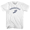 Huddersfield Running Track Winged Foot-Adult Cotton T-shirt by Tribe Lacrosse