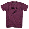 Hull Running Track Winged Foot-Adult Tri-Blend T-shirt by Tribe Lacrosse