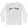 Hyderabad Vintage City Adult Cotton Long Sleeve T-shirt by Ultras