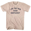 I Am The Man From Nantucket Adult Tri-Blend T-shirt by Tribe Lacrosse