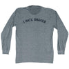 I Hate Snakes Adult Tri-Blend Long Sleeve T-shirt by Tribe Lacrosse
