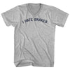 I Hate Snakes Adult Cotton V-neck T-shirt by Tribe Lacrosse