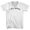 I Hate Snakes Adult Cotton V-neck T-shirt by Tribe Lacrosse
