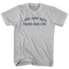 I Just Hope Both Teams Have Fun Adult Cotton T-shirt by Tribe Lacrosse