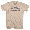 I Just Hope Both Teams Have Fun Adult Cotton T-shirt by Tribe Lacrosse