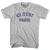 Ici cest Paris Adult Cotton T-shirt by Tribe Lacrosse