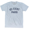Ici cest Paris Adult Tri-Blend T-shirt by Tribe Lacrosse