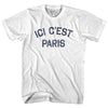 Ici cest Paris Adult Cotton T-shirt by Tribe Lacrosse