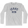 Idaho USA Adult Cotton Long Sleeve T-shirt by Ultras