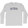 Ikigai Adult Cotton Long Sleeve T-shirt by Tribe Lacrosse