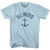Illinois State Anchor Home Cotton Adult T-shirt by Ultras
