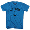 Illinois State Anchor Home Cotton Adult T-shirt by Ultras