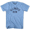 Illinois USA Adult Tri-Blend T-shirt by Ultras