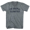 I'm Deeply Closeted Adult Tri-Blend V-neck T-shirt by Tribe Lacrosse