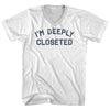 I'm Deeply Closeted Adult Cotton V-neck T-shirt by Tribe Lacrosse
