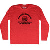 I'M Into Fitness Fit'Ness Burger In My Mouth Adult Tri-Blend Long Sleeve T-shirt by Tribe Lacrosse