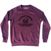 I'M Into Fitness Fit'Ness Burger In My Mouth Adult Tri-Blend Sweatshirt by Tribe Lacrosse