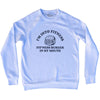 I'M Into Fitness Fit'Ness Burger In My Mouth Adult Tri-Blend Sweatshirt by Tribe Lacrosse