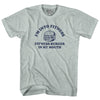 I'M Into Fitness Fit'Ness Burger In My Mouth Adult Tri-Blend T-shirt by Tribe Lacrosse