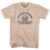 I'M Into Fitness Fit'Ness Burger In My Mouth Adult Cotton T-shirt by Tribe Lacrosse