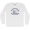 I'M Into Fitness Fit'Ness Burrito In My Mouth Adult Cotton Long Sleeve T-shirt by Tribe Lacrosse