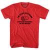 I'M Into Fitness Fit'Ness Burrito In My Mouth Adult Tri-Blend T-shirt by Tribe Lacrosse