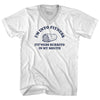 I'M Into Fitness Fit'Ness Burrito In My Mouth Adult Cotton V-neck T-shirt by Tribe Lacrosse