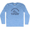 I'M Into Fitness Fit'Ness Pizza In My Mouth Adult Tri-Blend Long Sleeve T-shirt by Tribe Lacrosse