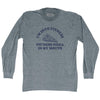 I'M Into Fitness Fit'Ness Pizza In My Mouth Adult Tri-Blend Long Sleeve T-shirt by Tribe Lacrosse