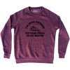 I'M Into Fitness Fit'Ness Pizza In My Mouth Adult Tri-Blend Sweatshirt by Tribe Lacrosse