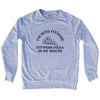 I'M Into Fitness Fit'Ness Pizza In My Mouth Adult Tri-Blend Sweatshirt by Tribe Lacrosse