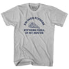 I'M Into Fitness Fit'Ness Pizza In My Mouth Adult Cotton T-shirt by Tribe Lacrosse