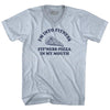 I'M Into Fitness Fit'Ness Pizza In My Mouth Adult Tri-Blend V-neck T-shirt by Tribe Lacrosse