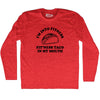 I'M Into Fitness Fit'Ness Taco In My Mouth Adult Tri-Blend Long Sleeve T-shirt by Tribe Lacrosse