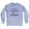 I'M Into Fitness Fit'Ness Taco In My Mouth Adult Tri-Blend Sweatshirt by Tribe Lacrosse