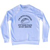 I'M Into Fitness Fit'Ness Taco In My Mouth Adult Tri-Blend Sweatshirt by Tribe Lacrosse