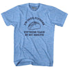 I'M Into Fitness Fit'Ness Taco In My Mouth Adult Tri-Blend T-shirt by Tribe Lacrosse