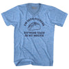 I'M Into Fitness Fit'Ness Taco In My Mouth Adult Tri-Blend V-neck T-shirt by Tribe Lacrosse