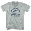 I'M Into Fitness Fit'Ness Taco In My Mouth Adult Tri-Blend V-neck T-shirt by Tribe Lacrosse