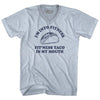 I'M Into Fitness Fit'Ness Taco In My Mouth Adult Tri-Blend V-neck T-shirt by Tribe Lacrosse