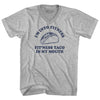 I'M Into Fitness Fit'Ness Taco In My Mouth Adult Cotton V-neck T-shirt by Tribe Lacrosse