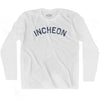 Incheon Vintage City Adult Cotton Long Sleeve T-shirt by Ultras