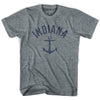 Indiana State Anchor Home Tri-Blend Adult T-shirt by Ultras