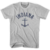 Indiana State Anchor Home Cotton Adult T-shirt by Ultras