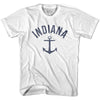 Indiana State Anchor Home Cotton Adult T-shirt by Ultras