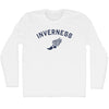 Inverness Running Track Winged Foot Adult Cotton Long Sleeve T-shirt by Tribe Lacrosse