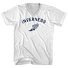 Inverness Running Track Winged Foot Adult Cotton V-neck T-shirt by Tribe Lacrosse