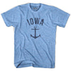 Iowa State Anchor Home Tri-Blend Adult T-shirt by Ultras